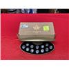 Image 1 : 1999 Canada Millenium Sterling Silver Proof set in Original Case and box