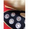 Image 2 : 1999 Canada Millenium Sterling Silver Proof set in Original Case and box
