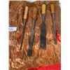 Image 1 : Lot of 4 Vintage Chisels