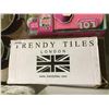 Image 2 : Trendy Tiles London Tiles - Black - 300mm x 600mm (6 Tiles/Box)