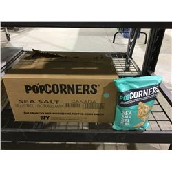 Case of Pop Corners Sea Salt Popped-Corn Chips (12 x 142g)