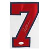 Image 2 : Tom Glavine Authentic Signed White Pro Style Jersey Autographed (JSA Witnessed)