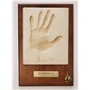 Image 1 : Muhammad Ali (3x Heavyweight Boxing Champ) Authorized Plaster Hand Print Plaque