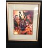 Image 1 : CUSTOM FRAMED 16X20 SUPER HERO PRINT