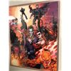 Image 2 : CUSTOM FRAMED 16X20 SUPER HERO PRINT