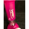 Image 2 : TOMMY CHONG SIGNED 8" GLASS BONG w/ BOWL (PINK)