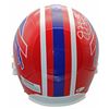 Image 2 : Bills (3) Kelly, Thomas & Reed "HOF" Signed Red TB Full Size Rep Helmet (Beckett Witnessed)