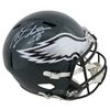 Image 1 : Eagles Miles Sanders Authentic Signed Full Size Speed Rep Helmet (JSA Witnessed)