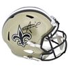 Image 1 : Saints Alvin Kamara Authentic Signed Full Size Speed Rep Helmet (JSA Witnessed)
