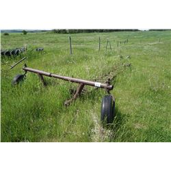 Diamond Harrows & cart