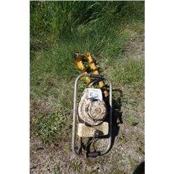 Gas power point hole auger & 2 bits