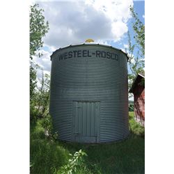 Westeel Rosco 14' Diameter. 5 Rings. Floor not great. Approx. 1200 bu