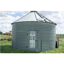 Chief Westland steel bin. 3 Rings. Approx. 1200 bu