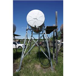 1 - 300 gallon fuel tank & stand diesel