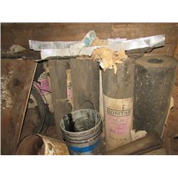 8 rolls of roofing paper