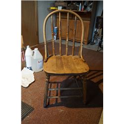 Old wood chair & wood plane