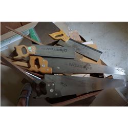 4 Disston hand saws