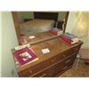 Image 2 : Dresser & miror, box spring & mattress, 2 side tables