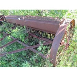 Old steel wheel end wheel drill