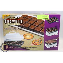 NEW PERFECT BROWNIE EZ STORAGE PAN SET
