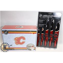 SEALED 2 NHL CALGARY FLAMES 5 PC