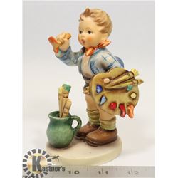 HUMMEL GOEBEL "LITTLE BOY PAINTING" FIGURINE