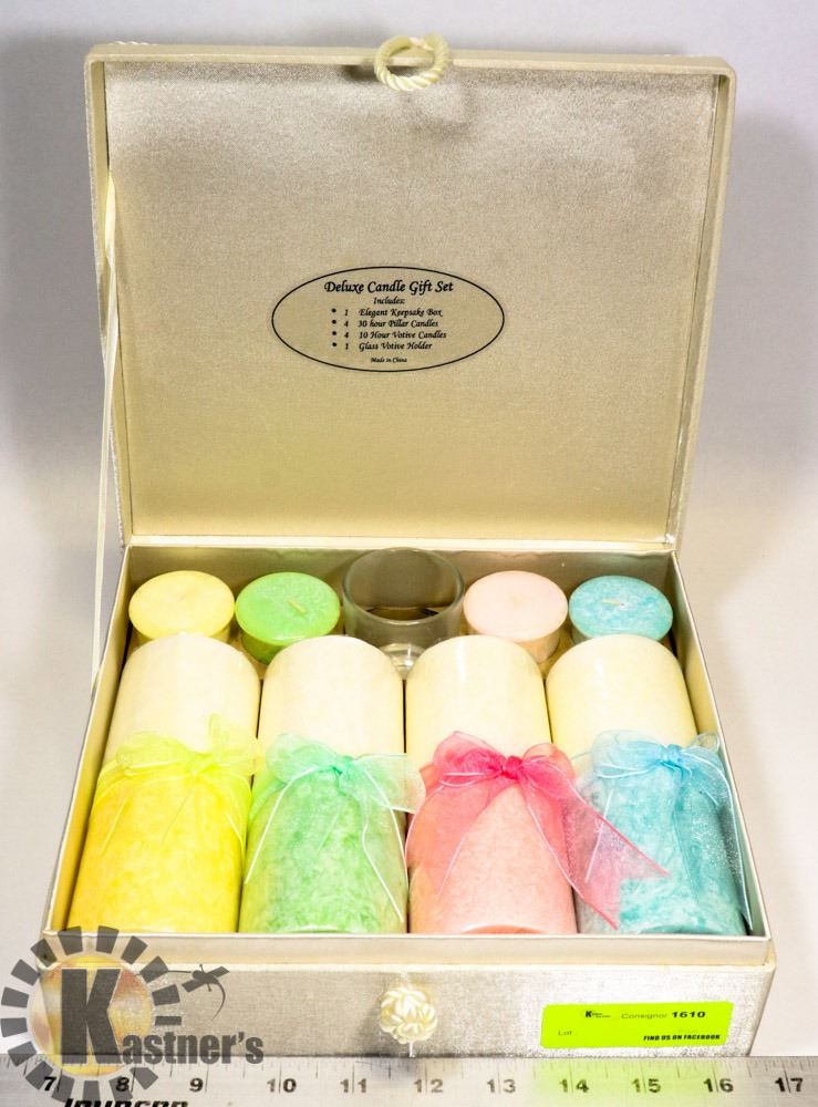 DELUXE CANDLE GIFT SET IN DISPLAY BOX Kastner Auctions