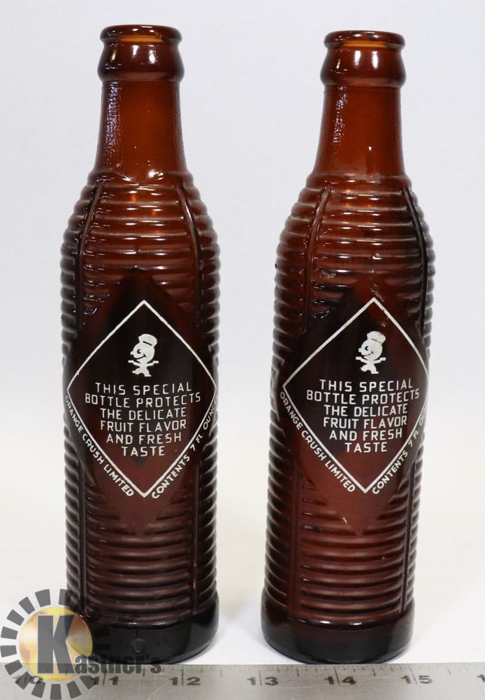 Vintage 2 Original Orange Crush Soda Pop Vintage 2 Original Orange Crush Soda Pop
