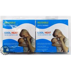 NEW PAIR OF COOLHEAT REUSABLE BOTTLE WARMERS