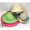 Image 1 : LADIES SUMMER HATS 3 RETROL HATS, 4 SUN HATS