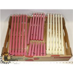 FLAT OF LONG PARTYLITE CANDLES