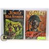 Image 1 : PAIR OF 15 CENT WAR COMICS FROM ESTATE (1950'S)