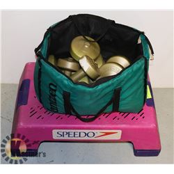 DUMBBELLS & STEP - BOX OF DUMBBELLS, 2 - 10 LB,