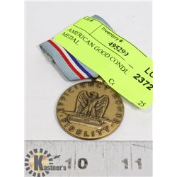 AMERICAN GOOD CONDUCT WAR MEDAL