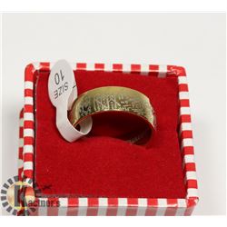 ARABIC STYLE MEN'S WEDDING STYLE BAND RING SIZE