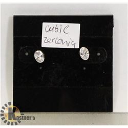#50-CUBIC ZIRCONIA STUD EARRINGS