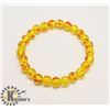 Image 1 : #14-RESIN BEAD BRACELET 8MM/7.5"