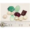 Image 1 : #35-GREEN ONYX/ GREEN MALACHITE/ RUBY 120ct