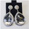 Image 1 : SILVER GENUINE QUARTZ  EARRINGS