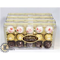LOT OF 4 FERRERO ROCHER COLLECTION