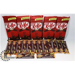 5 LARGE KITKAT & 15 HERSHEY'S CHOCOLATE BARS