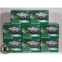 CASE OF 8 SUNSPOT SOLAR POST CAP LIGHTS