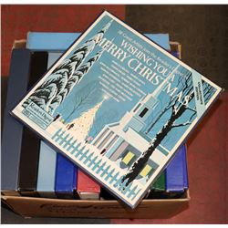 BOX OF ALL RECORD SETS VARIOUS YEARS & TYPES