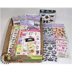 FLAT OF ASSORTED STICKERS