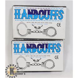 BUNDLE OF TWO HANDCUFFS WITH KEYS
