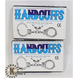 BUNDLE OF TWO HANDCUFFS WITH KEYS