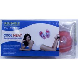 PAIR OF NEW COOL HEAT FOOT HOT / COLD PADS - JUST