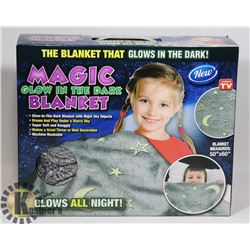 NEW MAGIC GLOW IN THE DARK STARRY SKY BLANKET