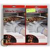 Image 1 : LOT OF TWO NEW MIRACLE GLOVE HOT SURFACE