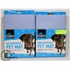 Image 1 : TWO NEW WATERPROOF PET MATS (50CM X 71CM)